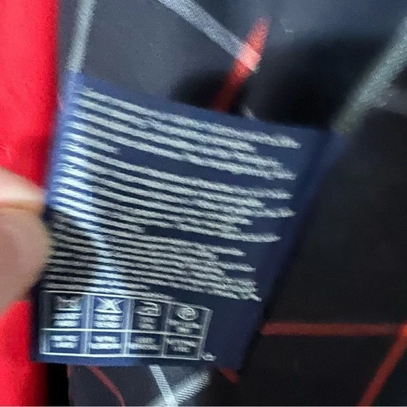 BURBERRYS' VINTAGE AUTHENTIC Red Trench Coat 10L Double Breasted Nova Check EUC - Picture 9 of 12